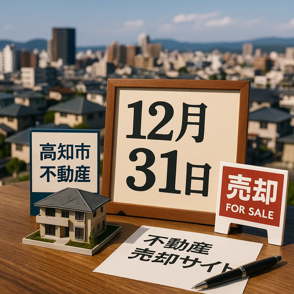 高知市不動産売却は12月31日が鍵：相続3年ルール対応
